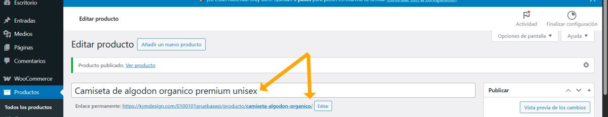 como crear un producto en woocommerce